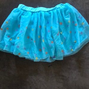 girls Tulle skirt with color star prints